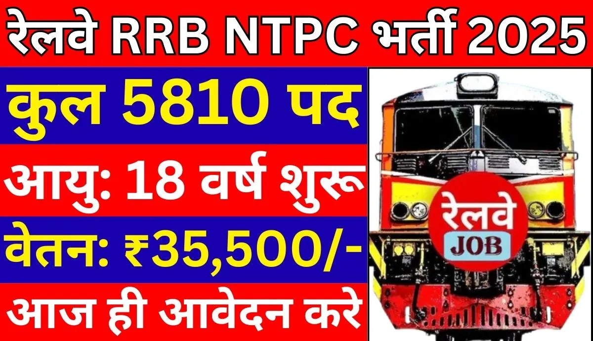 RRB NTPC Vacancy 2025