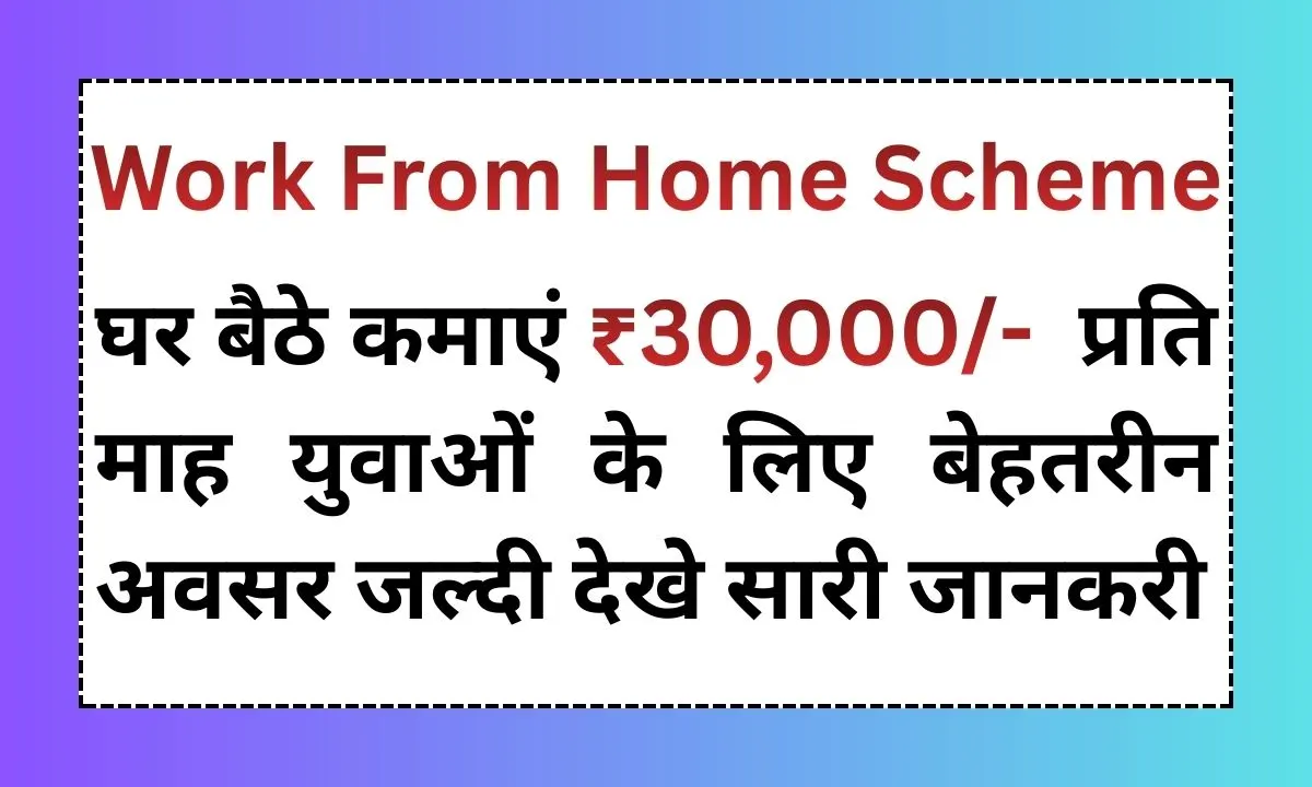 Work From Home Scheme