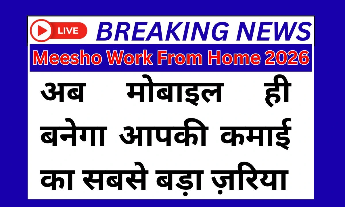 Meesho Work From Home 2026