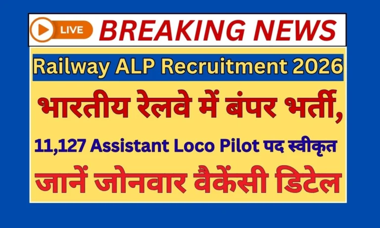 Railway ALP Recruitment 2026