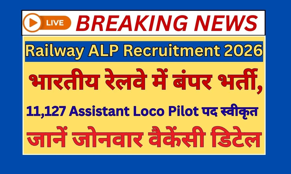 Railway ALP Recruitment 2026